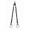 Tractel Stretchfor Shock Absorbing Lanyard, 4 1/2 to 6 ft. Length, 2 Leg(s) C526Y - alternate 1