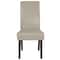 Flash Furniture Beige LeatherSoft Parsons Chair with Mahogany Legs QY-A37-9061-BGL-GG - alternate 2