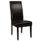 Flash Furniture Brown LeatherSoft Parsons Chair with Mahogany Legs QY-A37-9061-BRNL-GG - alternate 5
