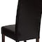 Flash Furniture Brown LeatherSoft Parsons Chair with Mahogany Legs QY-A37-9061-BRNL-GG - alternate 10