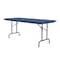 Correll Rectangle Heavy Duty Commerical Plastic Folding Table, 30" W, 72" L, 29" H, Blow Molded Plastic Top R3072-27 - alternate 5