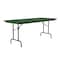 Correll Rectangle Heavy Duty Commerical Plastic Folding Table, 30" W, 72" L, 29" H, Blow Molded Plastic Top R3072-29 - alternate 2