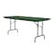 Correll Rectangle Heavy Duty Commerical Plastic Folding Table, 30" W, 72" L, 29" H, Blow Molded Plastic Top R3072-29 - alternate 7