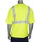 Pip Crew Neck Wicking Polyester T-Shirt, R2, Mesh, Polyester, Lime/Yellow, 2X 312-1200-LY/2X - alternate 2