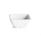 Tablecraft Sq White Ribbed Ramekin, Melmn, 2OZ RAMS2W - alternate 1