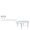 Flash Furniture Round Folding Table, Plastic Top, White RB-183RFH-GG - alternate 5