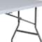 Flash Furniture Rectangle Bi-Fold Granite White Plastic Folding Ta, 27.25" W, 59.75" L, 28.25" H, Plastic Top RB-3060FH-RES-GG - alternate 9