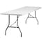 Flash Furniture Rectangle Folding Table, Plastic Top, White RB-3096-GG - alternate 8