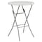 Flash Furniture Round Fold Bar Table, Plastic, Rnd, White, 32", Plastic Top, White RB-32RB-BAR-GW-GG - alternate 3