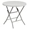 Flash Furniture Round Folding Table, Plastic Top, White RB-32R-GW-GG - alternate 2