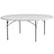 Flash Furniture Round Folding Table, Plastic Top, White RB-72R-GG - alternate 2