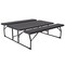 Flash Furniture Rectangle Folding Picnic Table, Black, Metal RB-EBB-1470FD-GG - alternate 5