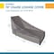 Duck Covers Soteria Grey RainProof Patio Chaise Lounge Cover, 34"x74" RCE743432 - alternate 6