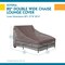 Duck Covers Soteria Grey Patio Chaise Cover, 82"x57" RCE825732 - alternate 5