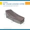 Duck Covers Soteria Grey RainProof Patio Chaise Lounge Cover, 36"x86" RCE863432 - alternate 10