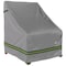 Duck Covers Soteria Grey RainProof Patio Stackable Chair Cover, 30"x28" RCH283049 - alternate 1