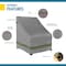 Duck Covers Soteria Grey RainProof Patio Stackable Chair Cover, 30"x28" RCH283049 - alternate 8