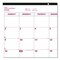 Brownline Monthly Desk Pad Calendar, 22 x 17, White/Burgundy Sheets, 12-Month (Jan to Dec): 2025 C1731V - alternate 3