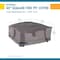 Duck Covers Soteria Grey RainProof Patio Square Fire Pit Cover, 40"x40" RFPS4040 - alternate 2