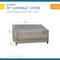 Duck Covers Soteria Grey RainProof Patio Loveseat Cover 38"x70" RLV704135 - alternate 9