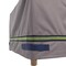 Duck Covers Soteria Grey RainProof Patio Rect. Ottoman Cover, 40"x36" ROT403618 - alternate 2