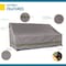 Duck Covers Soteria Grey RainProof Patio Sofa/Loveseat Cover, 40"x104" RSO1044035 - alternate 6