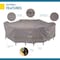 Duck Covers Soteria Grey RainProof Patio Rectangle Table Set Cover, 109"x84" RTO10984 - alternate 9