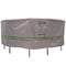 Duck Covers Soteria Grey RainProof Patio Round Table Set Cover, 108"x108" RTR108108 - alternate 8
