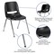 Flash Furniture Stack Chair, Chrome Frame, Black, 14" RUT-14-BK-CHR-GG - alternate 2