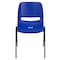 Flash Furniture Stack Chair, Navy w/ Black Frame, 14"H RUT-14-NVY-BLACK-GG - alternate 10