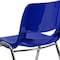 Flash Furniture Stach Chair, Navy w/Chrome Frame, 14"H RUT-14-NVY-CHR-GG - alternate 8
