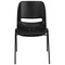 Flash Furniture Stack Chair, Frame, Black, 14" RUT-14-PDR-BLACK-GG - alternate 9