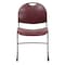 Flash Furniture Burgundy Plastic Sled Stack Chair RUT-188-BY-GG - alternate 9