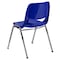 Flash Furniture Stack Chair, Plastic, Navy, 18" H RUT-18-NVY-CHR-GG - alternate 3