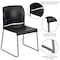 Flash Furniture Black Plastic Sled Stack Chair RUT-238A-BK-GG - alternate 7