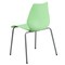 Flash Furniture Stack Chair, Plastic, Green w/Silver Frame RUT-288-GREEN-GG - alternate 7