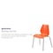 Flash Furniture Plastic Stack Chair, Orange RUT-288-ORANGE-GG - alternate 8