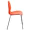 Flash Furniture Plastic Stack Chair, Orange RUT-288-ORANGE-GG - alternate 9