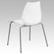 Flash Furniture Stack Chair w/Support, 770 lb. Capcty, Wht RUT-288-WHITE-GG - alternate 3