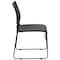 Flash Furniture Stack Chair, Plastic, Black, 17.50" H RUT-2-BK-GG - alternate 8