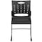 Flash Furniture Stack Chair, Plastic, Black, 17.50" H RUT-2-BK-GG - alternate 10