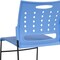 Flash Furniture Stack Chair, Blue Plastic, Sled Base RUT-2-BL-GG - alternate 9
