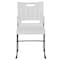 Flash Furniture Stack Chair, White Plastic, Sled Base RUT-2-WH-GG - alternate 10