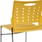 Flash Furniture Stack Chair, Yellow Plastic, Sled Base RUT-2-YL-GG - alternate 7