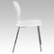 Flash Furniture Stack Chair, Plastic, 551 lb. Capacity, Wht RUT-3-WH-GG - alternate 6
