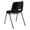 Flash Furniture Pad Stack Chair, Plastic, Black RUT-EO1-01-PAD-GG - alternate 2