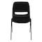 Flash Furniture Pad Stack Chair, Plastic, Black RUT-EO1-01-PAD-GG - alternate 10