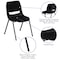 Flash Furniture Pad Stack Chair, Plastic, Black RUT-EO1-01-PAD-GG - alternate 5