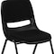 Flash Furniture Pad Stack Chair, Plastic, Black RUT-EO1-01-PAD-GG - alternate 3