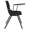 Flash Furniture Left Handed Tablet Arm Chair, Plastic, Blk, 21" W, 25.5" L, 32" H, Black RUT-EO1-01-PAD-LTAB-GG - alternate 3